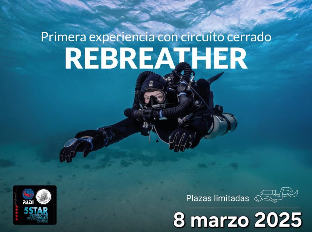 Primera experiencia con circuito cerrado REBREATHER.